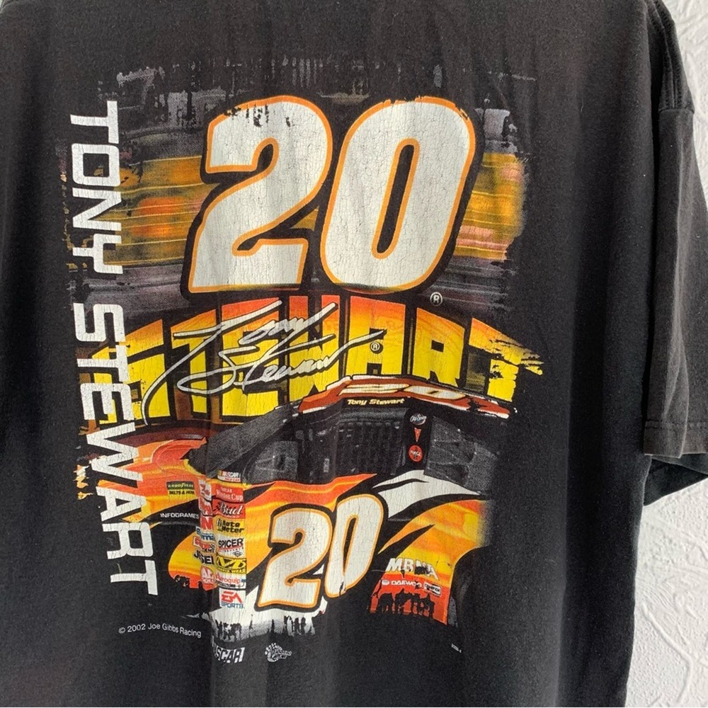 VINTAGE NASCAR TONY STEWART RACING TEE SHIRT SIZE XL COMPETITORS VIEW RARE